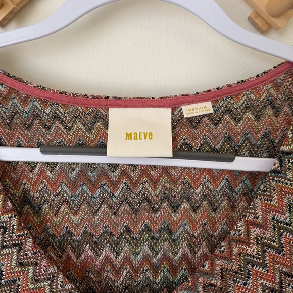 Anthropologie Maeve Chevron Knit dress - Picture 4 of 9